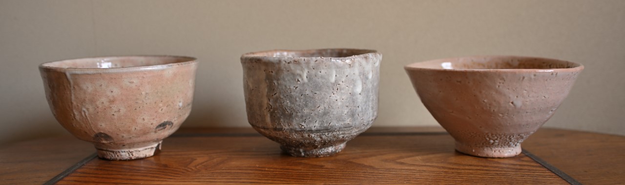 萩焼の茶碗