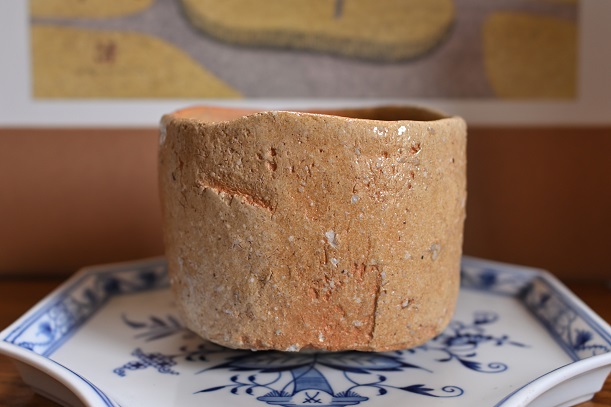 自然釉が掛かる面<