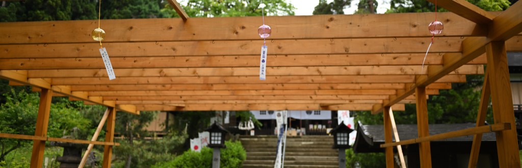 土津神社にて