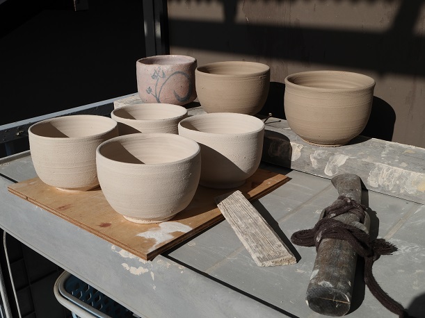 志野茶碗の成形品