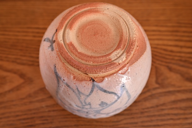 二重高台に炎の跡