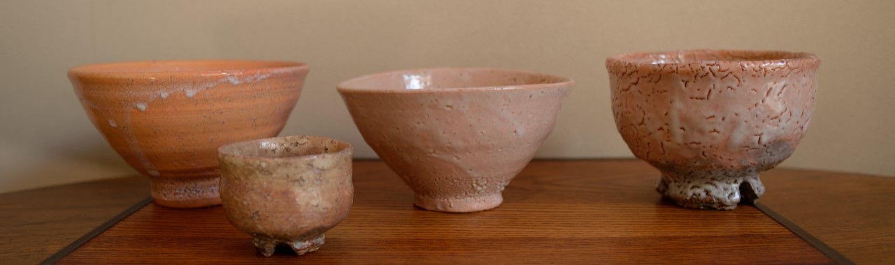 萩焼の茶碗