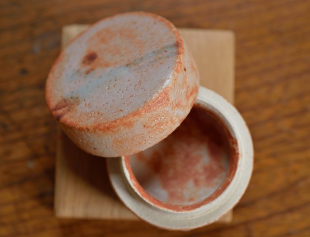 志野香合 守谷宏一