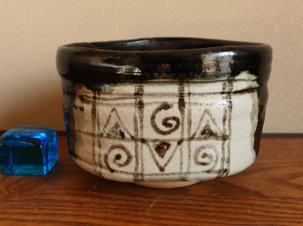 守谷宏一 黒織部茶碗