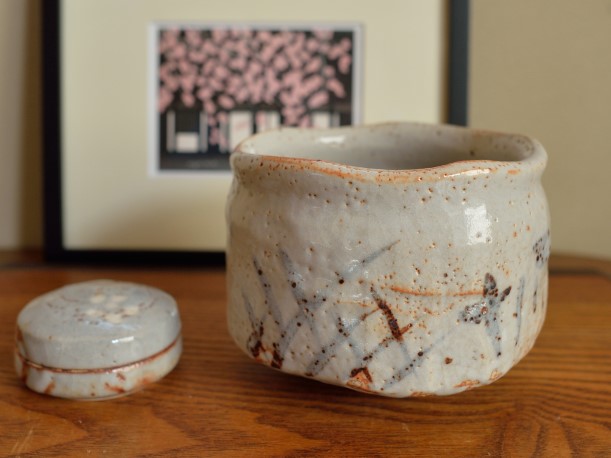 加藤十右衛門の志野茶碗