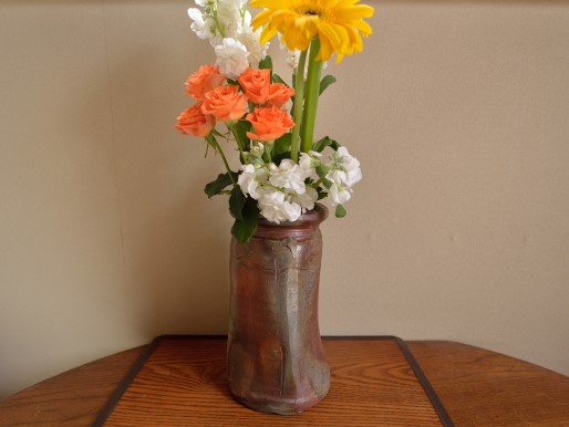 備前焼の三角花入