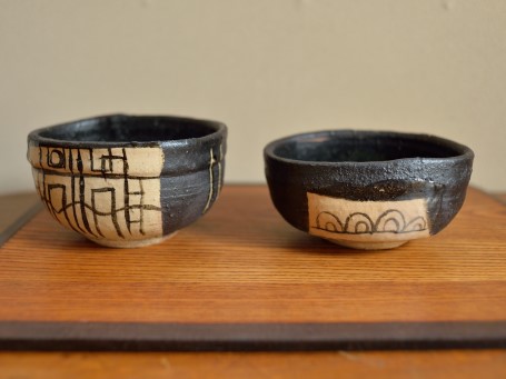 黒織部茶碗