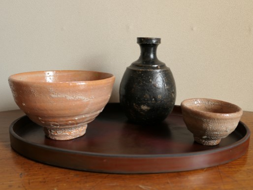 唐津井戸茶碗 岡本作礼