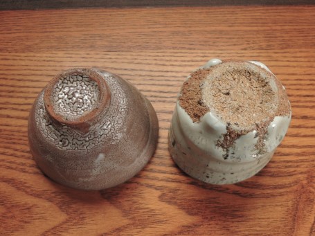 斑唐津の器と朝鮮唐津ぐい呑み 川上清美