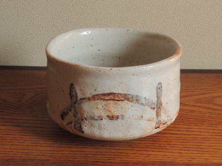 加藤芳右衛門作 橋の絵茶碗