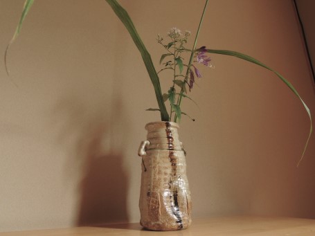 加藤芳右衛門作 美濃伊賀花入