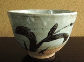 絵斑唐津茶碗