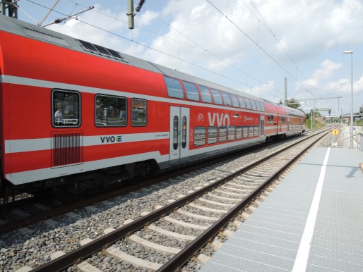 マイセンに向かう列車