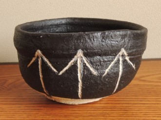 黒織部茶碗