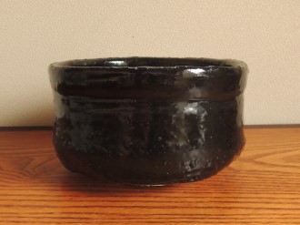 織部黒茶碗08