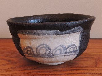 黒織部茶碗
