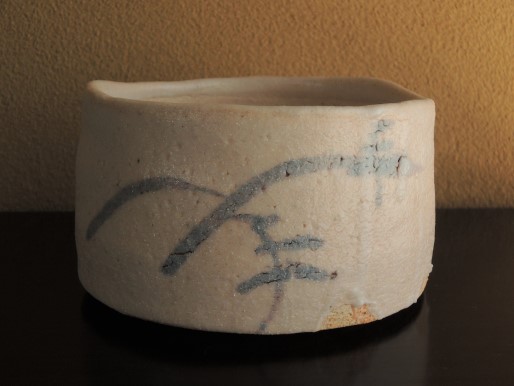 志野茶碗 里の絵