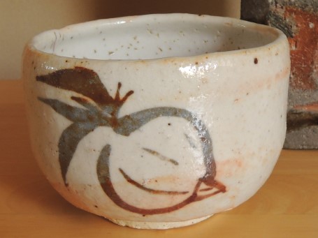 ざくろの絵 志野