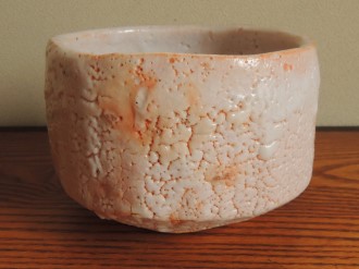 豊場惺也作 志野茶碗