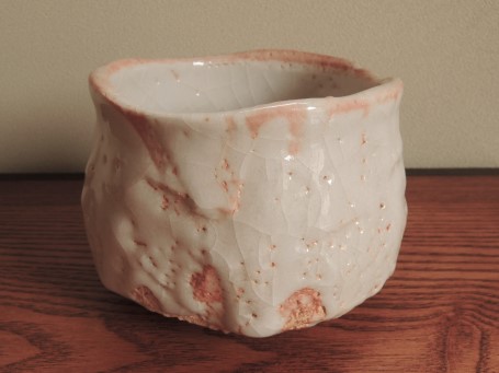 若尾利貞作 志野茶碗２