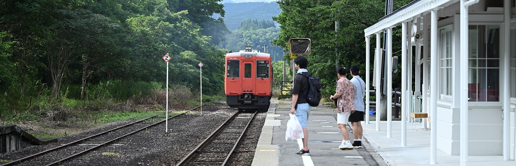 只見線 会津柳津駅